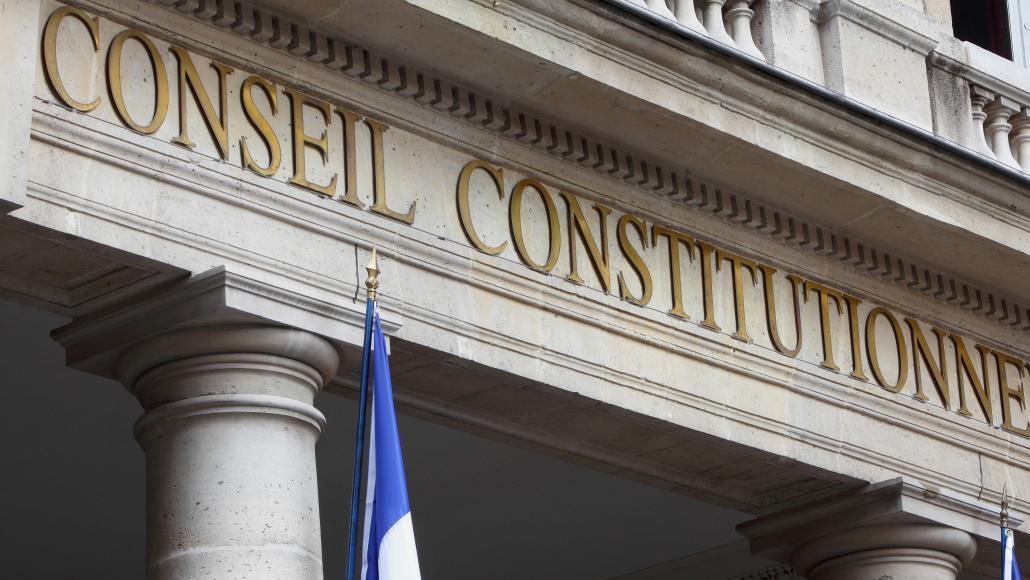 Le Conseil constitutionnel, à Paris