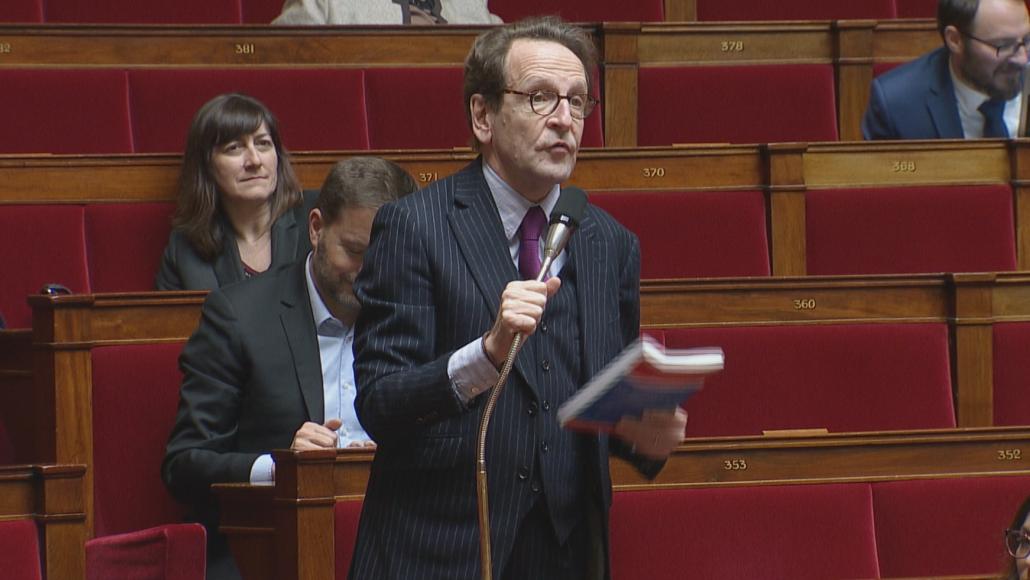 Gilles Le Gendre pendant la nouvelle lecture de la loi Pacte, le 14 mars 2019 Gilles Le Gendre pendant la nouvelle lecture de la loi Pacte, le 14 mars 2019