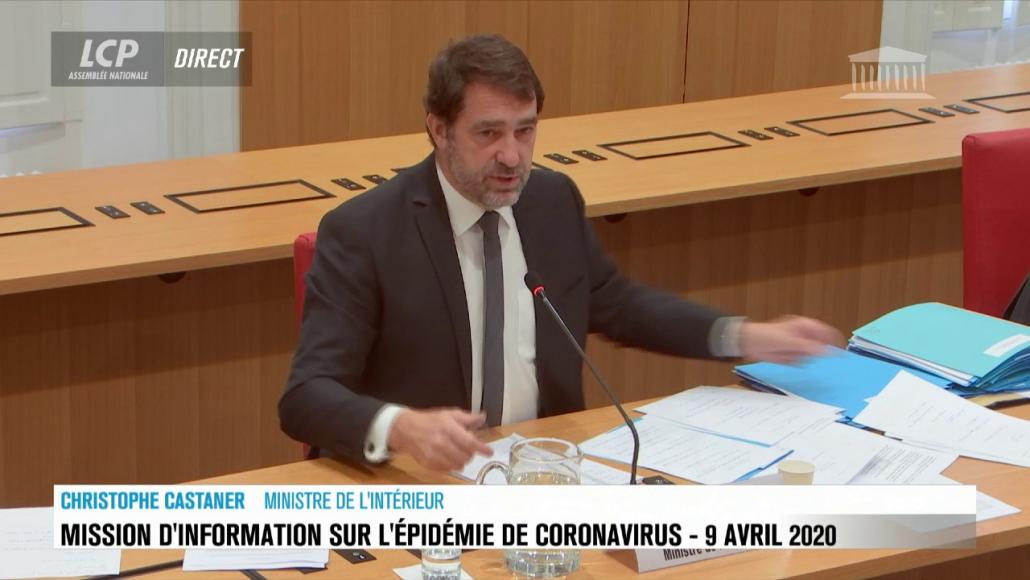 Confinement, mobilisation des forces de l'ordre, masques, tracking : Christophe Castaner auditionné par les députés Confinement, mobilisation des forces de l'ordre, masques, tracking : Christophe Castaner auditionné par les députés