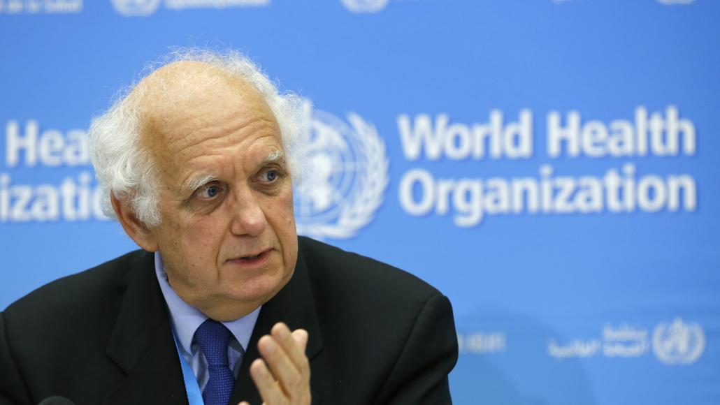 L'ancien directeur général de la Santé (2005-2011) est aujourd'hui président du Comité d’urgence de l'Organisation mondiale de la santé (OMS) - PIERRE ALBOUY / AFP L'ancien directeur général de la Santé (2005-2011) est aujourd'hui président du Comité d’urgence de l'Organisation mondiale de la santé (OMS) - PIERRE ALBOUY / AFP