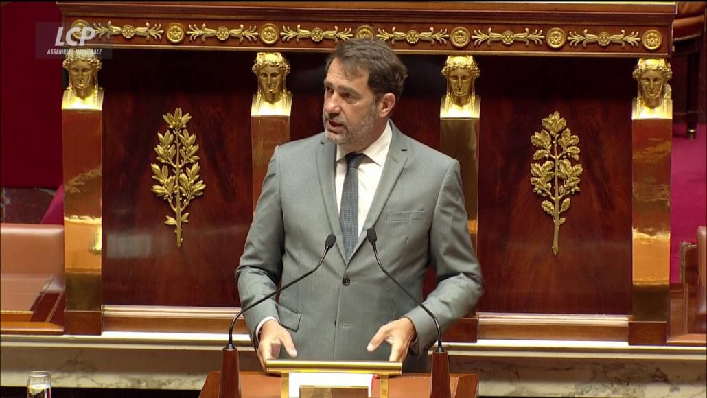 Christophe Castaner, le 5 juin 2020 à la tribune de l'Assemblée nationale