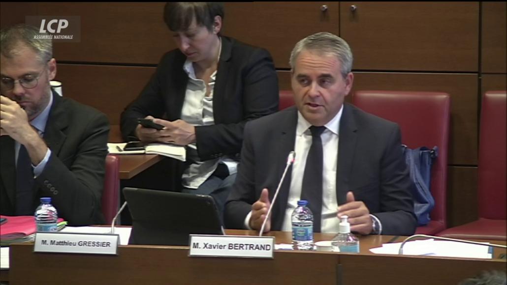 Xavier Bertrand, auditionné le 2 juillet 2020 à l'Assemblée nationale (LCP) Xavier Bertrand, auditionné le 2 juillet 2020 à l'Assemblée nationale (LCP)