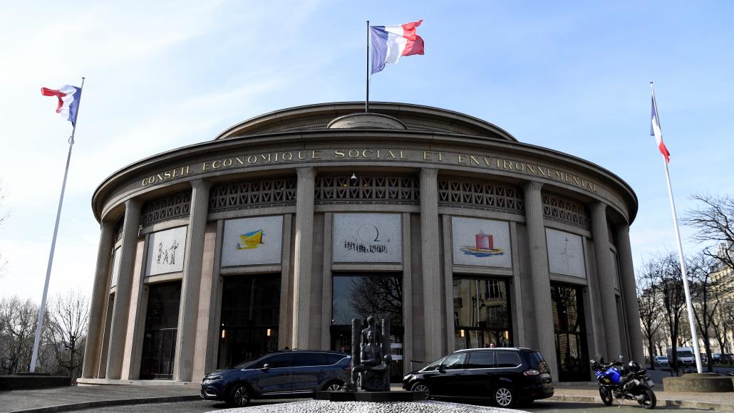 BERTRAND GUAY / AFP - Palais d'Iéna siège du Conseil économique, social et environnemental à Paris. BERTRAND GUAY / AFP - Palais d'Iéna siège du Conseil économique, social et environnemental à Paris.