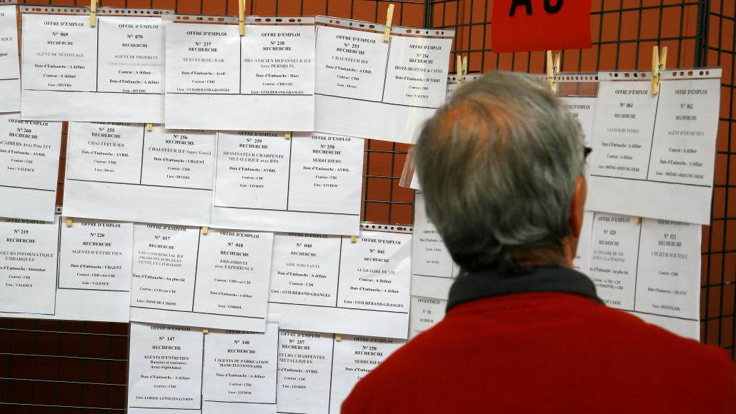 Salon de l'emploi à Valence, en 2019 (Guyonnet/Lucas/AFP)