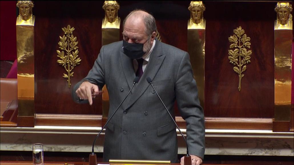 Eric Dupond-Moretti, le 10 décembre 2020 Eric Dupond-Moretti, le 10 décembre 2020