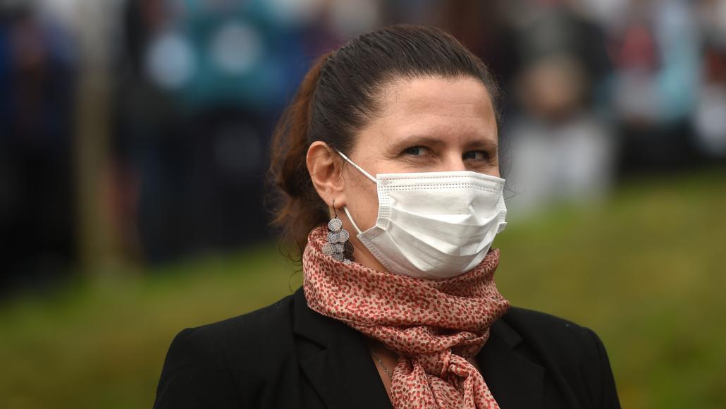 La ministre déléguée chargée des Sports, Roxana Maracineanu La ministre déléguée chargée des Sports, Roxana Maracineanu