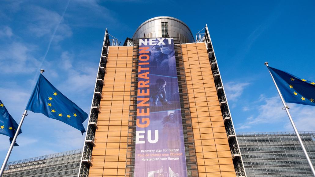 Le Berlaymont, siège de la Commission européenne. Bruxelles le 25/11/2020 (AFP)