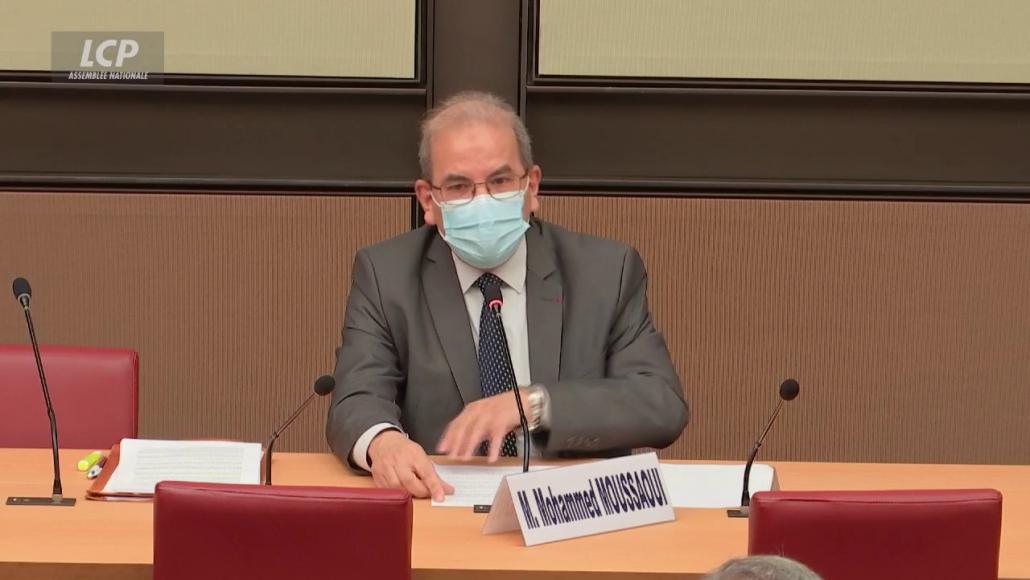 Mohammed Moussaoui à l'Assemblée nationale, le 11 janvier 2021. Mohammed Moussaoui à l'Assemblée nationale, le 11 janvier 2021.