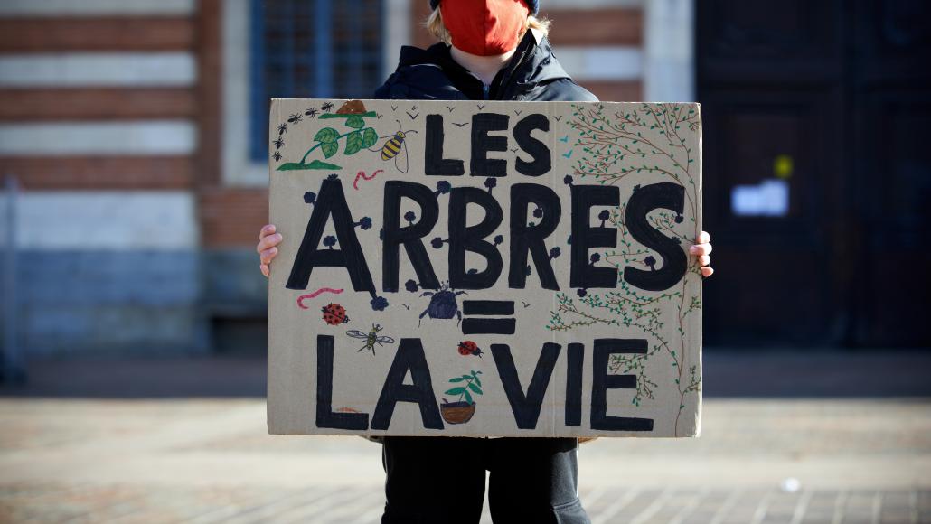 Une manifestation à Toulouse pour le climat