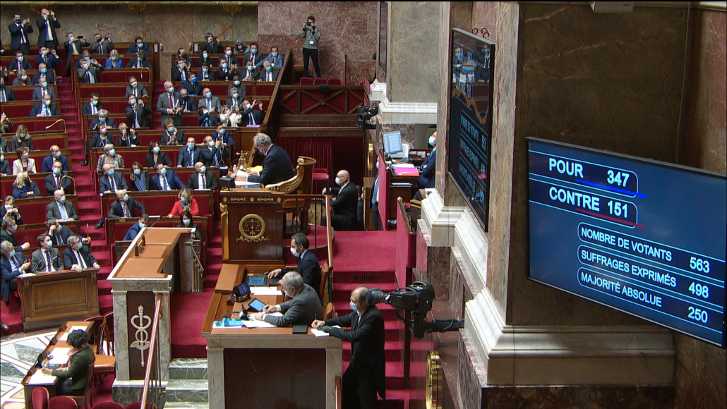 Vote sur le projet de loi confortant les principes de la République, le 16 février 2021 (LCP) Vote sur le projet de loi confortant les principes de la République, le 16 février 2021 (LCP)