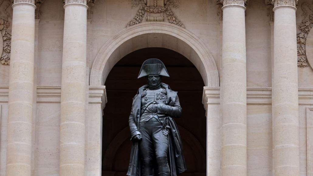 La statue de Napoléon aux Invalides