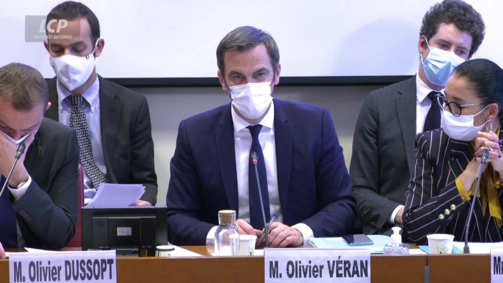 Olivier Véran, en commission des affaires sociales, le 11 octobre 2021.