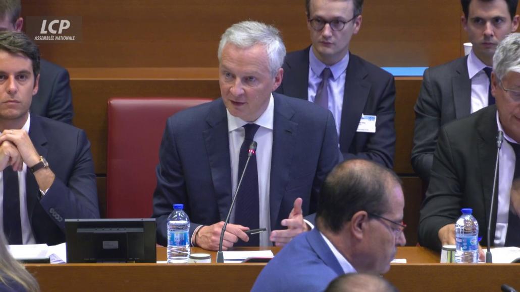Bruno Le Maire en commission des finances