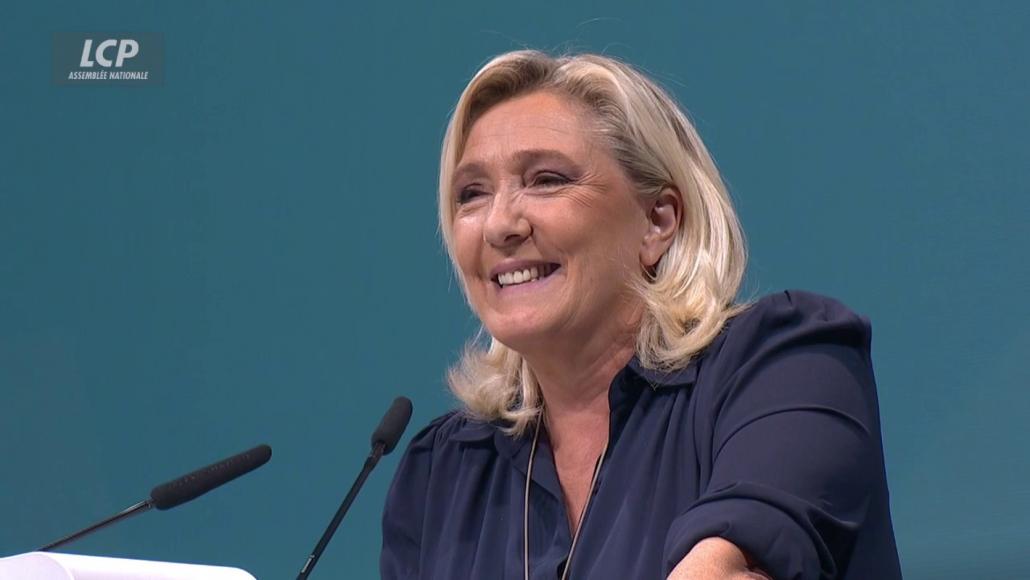Marine Le Pen au Cap d'Agde, dimanche 18 septembre 2022