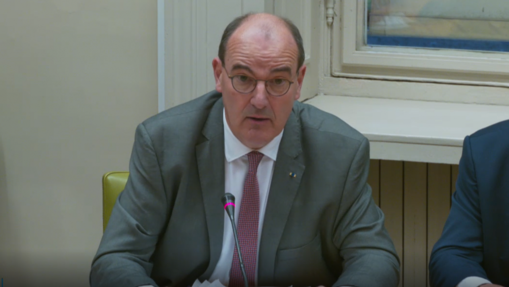 Jean Castex, auditionné au Sénat, le 8 novembre 2022.
