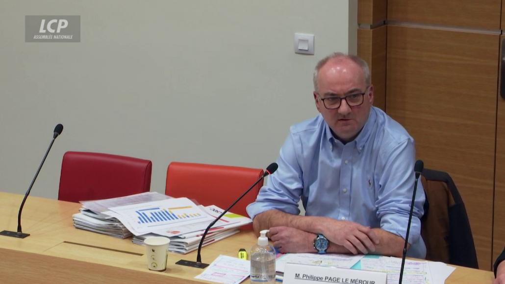 Philippe Page Le Mérour, secrétaire du CSE central d'EDF à l'Assemblée, mardi 18 janvier 2023