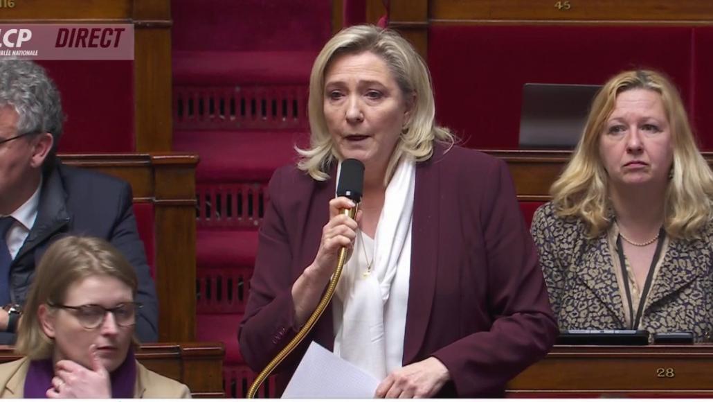 Marine Le Pen le 15 février 2023