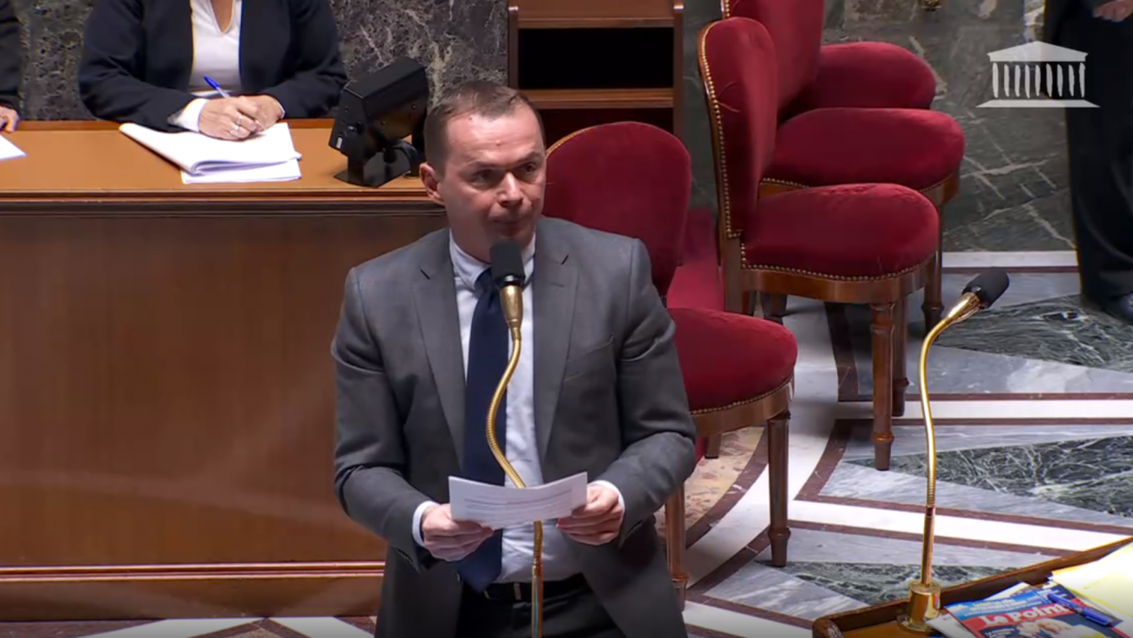 Olivier Dussopt à l'Assemblée nationale, le 17 février 2022.