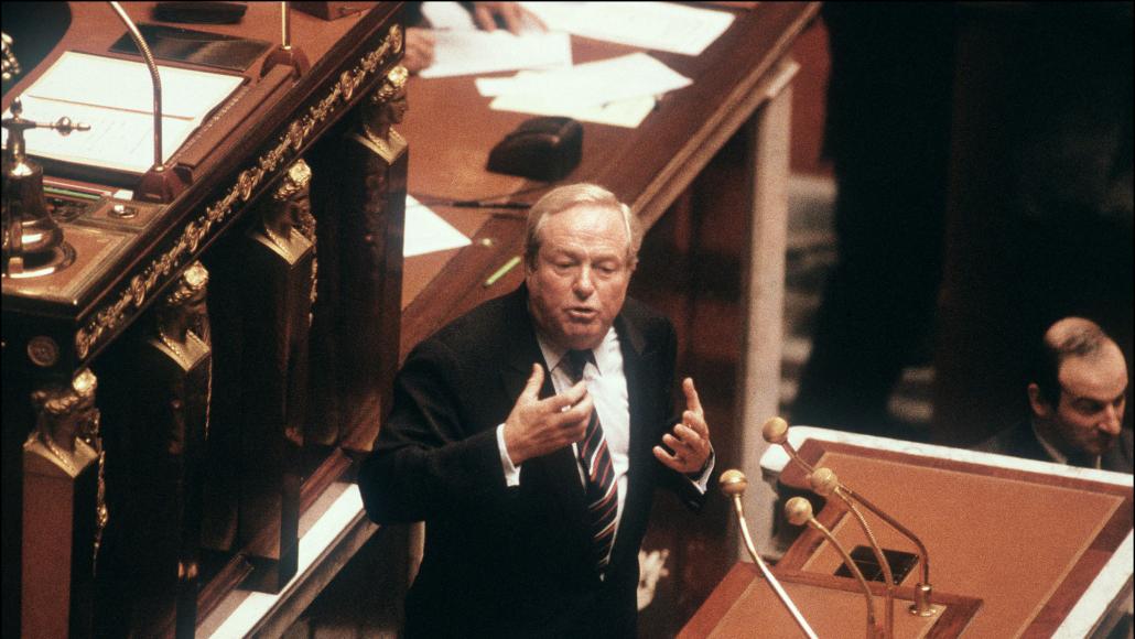Jean-Marie Le Pen à l'Assemblée nationale