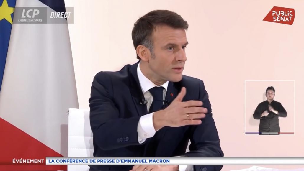Macron conf de presse