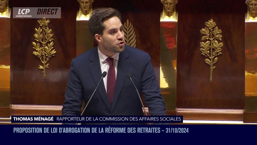 Thomas Ménagé, le 31 octobre 2024.