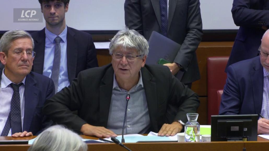 Charles de Courson et Eric Coquerel en commission des finances, le 19 octobre 2024