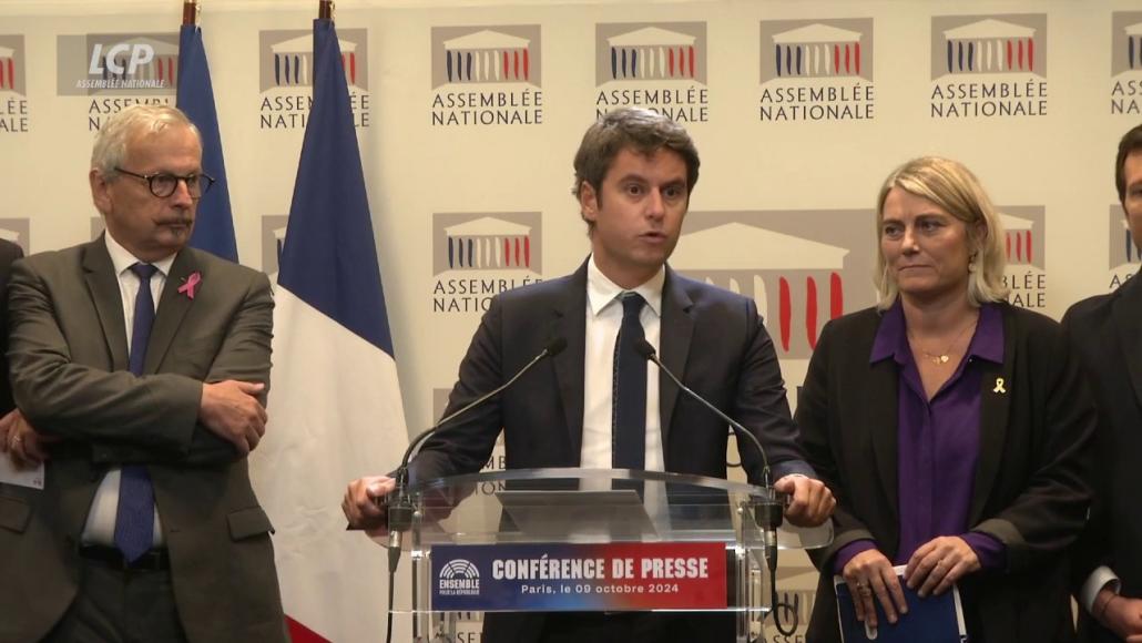 Gabriel Attal le 9 octobre 2024