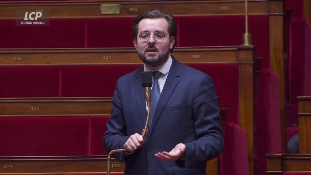 Philippe Brun dans l'hémicycle le 26 octobre 2024