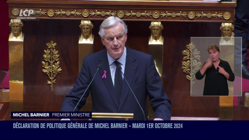 Michel Barnier LCP 01/10/2024