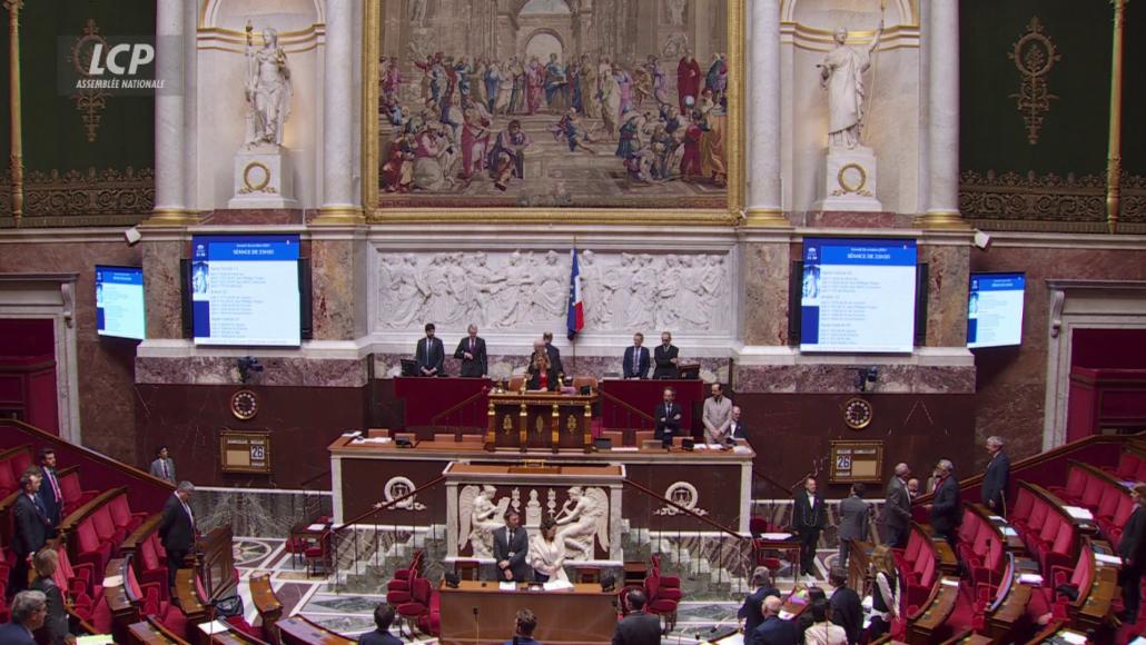 L'hémicycle de l'Assemblée LCP 26/10/2024