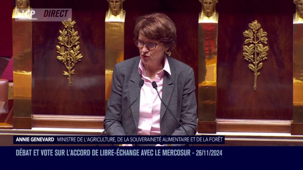 Annie Genevard, le 26 novembre 2024.