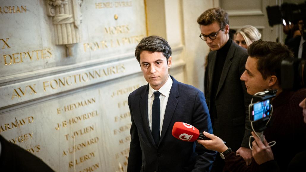 Gabriel Attal à l'Assemblée