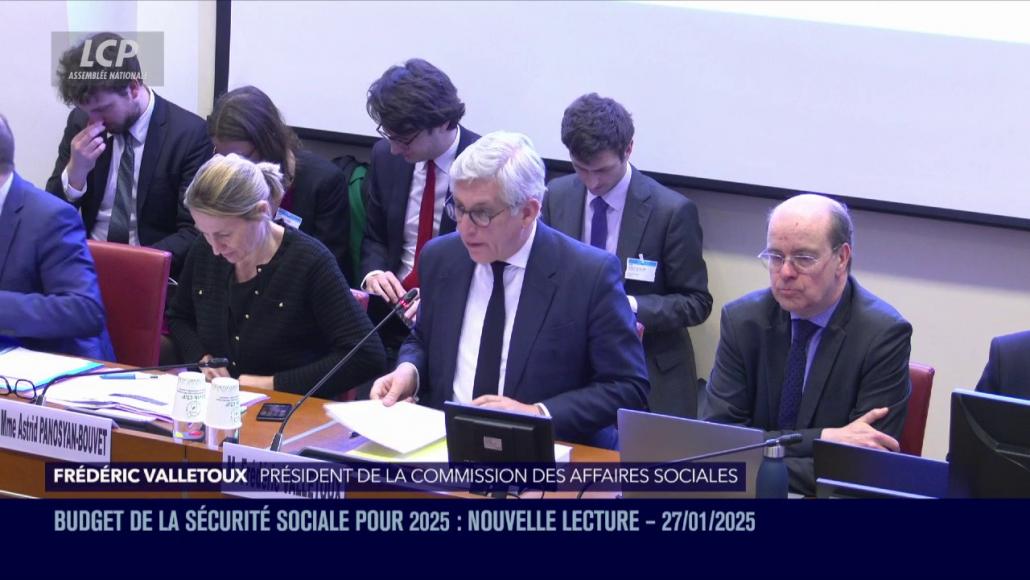 La commission des affaires sociales reprend ce lundi l'examen du Budget de la sécurité sociale pour 2025.