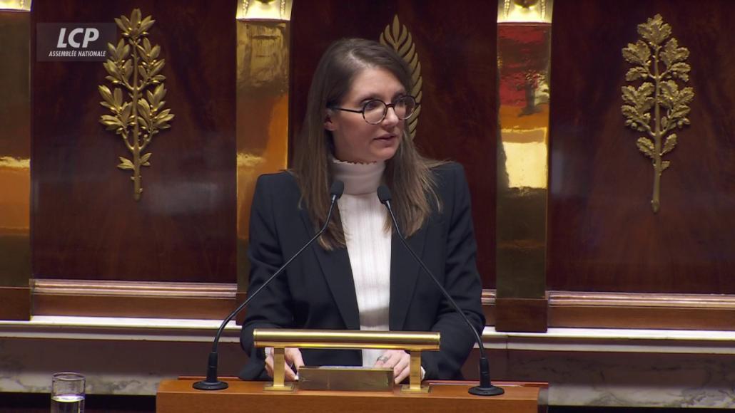Aurore Bergé, le 28 janvier 2025. LCP