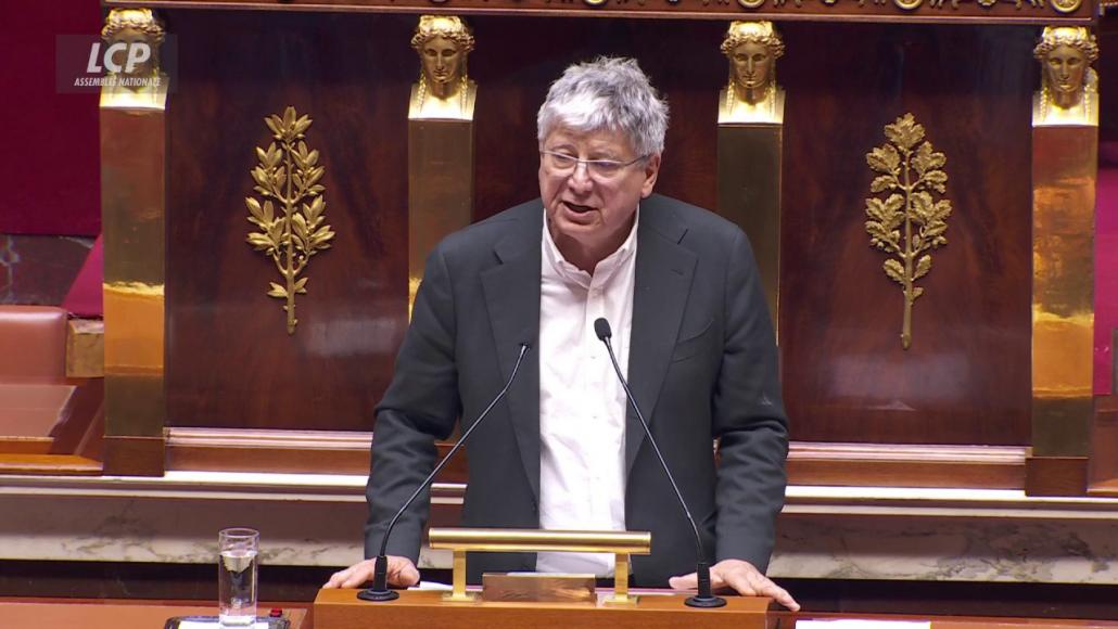 Eric Coquerel dans l'hémicycle de l'Assemblée nationale, le 3 février 2024