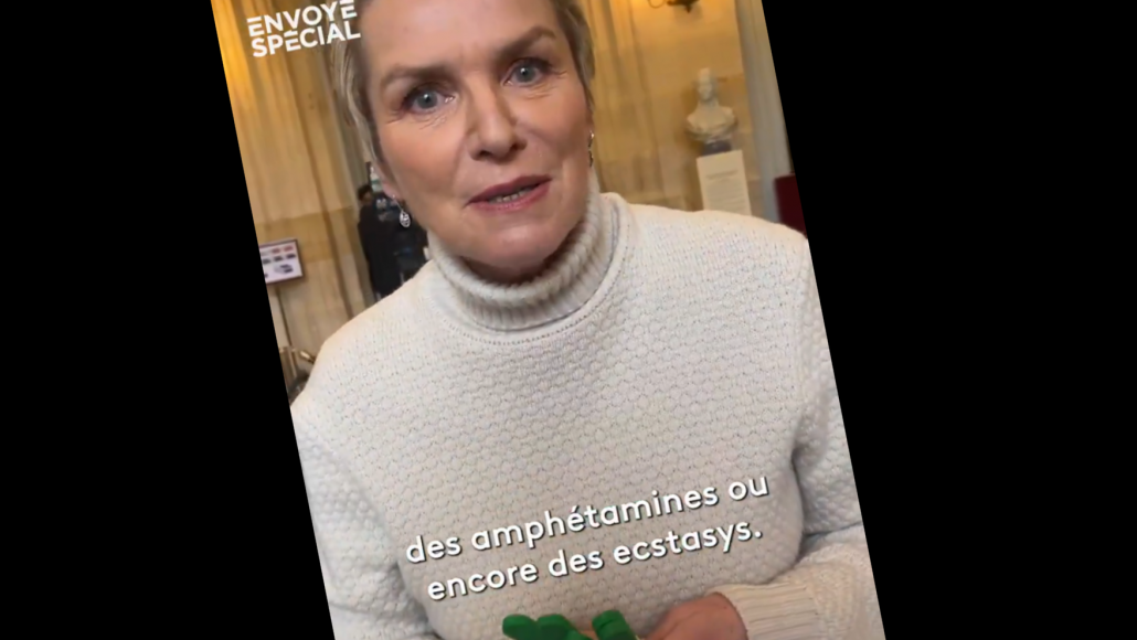Elise Lucet à l'Assemblée nationale