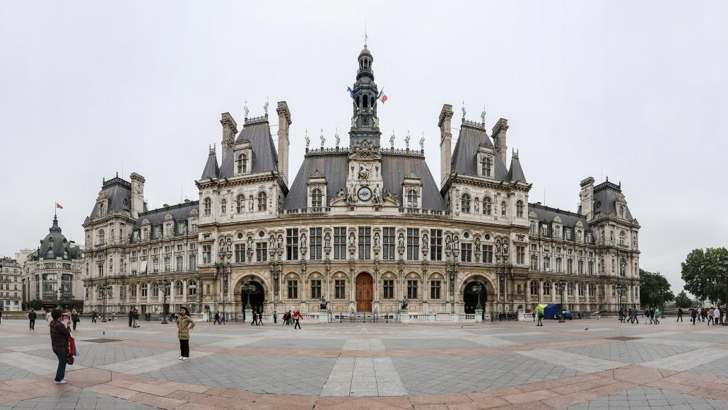 L'hôtel de ville de Paris Wikimedia