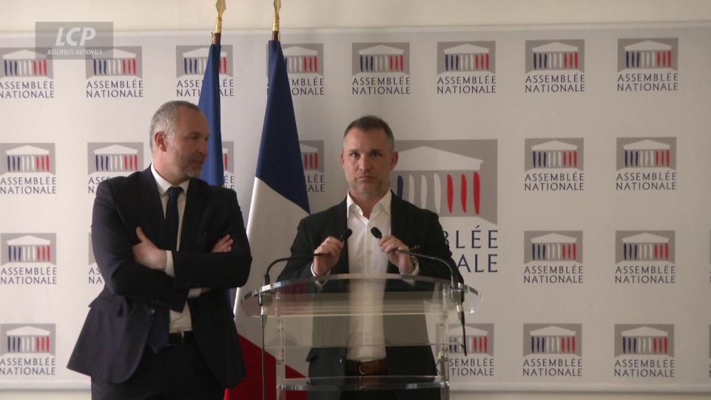 Laurent Panifous et Christophe Naegelen, le 19 mars 2025.