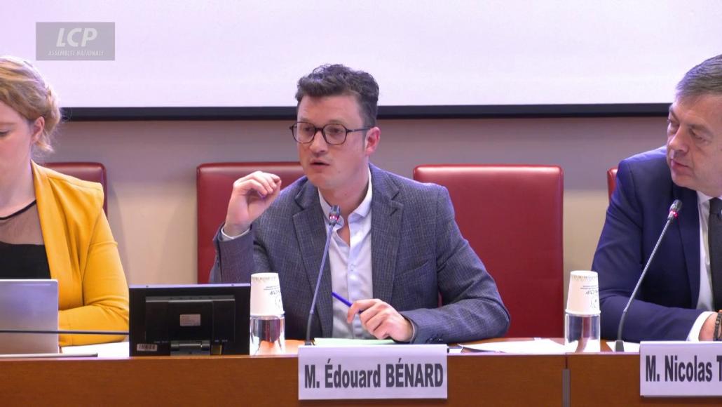 Edouard Bénard (GDR) en commission des affaires sociales, le 28 mai 2025