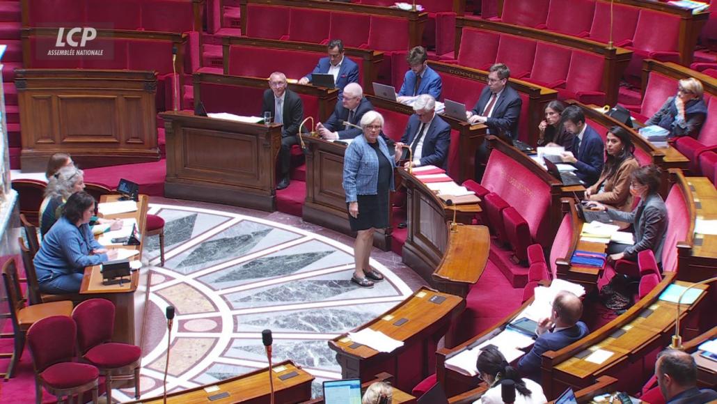 Hémicycle de l'Assemblée nationale, le 23 mai 2025
