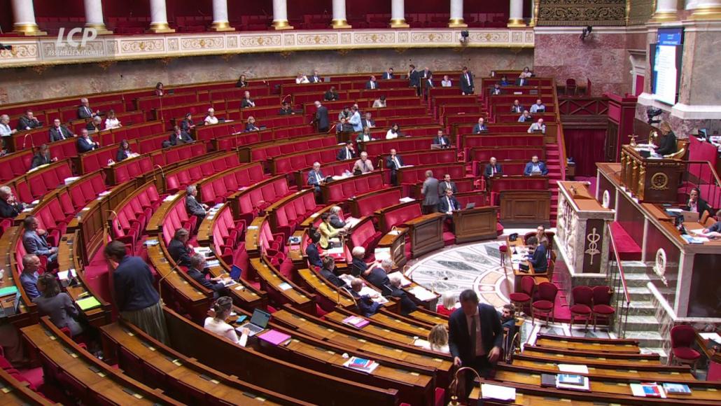Hémicycle le 20 mai 2025