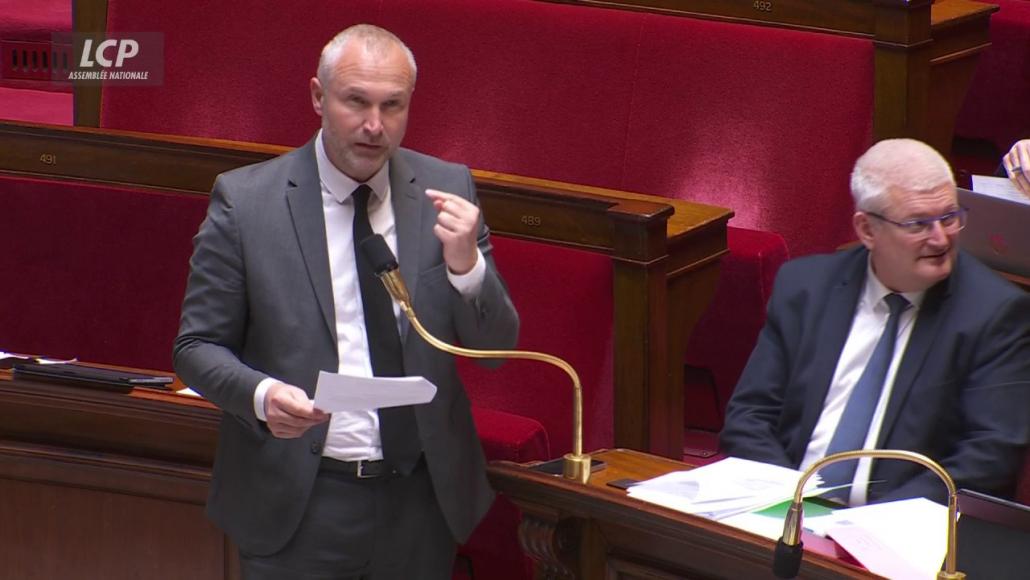 Laurent Panifous dans l'hémicycle, le 21 mai 2025