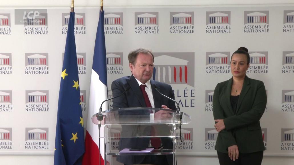 Stéphane Peu et Emeline K/Bidi, le 6 mai 2025.