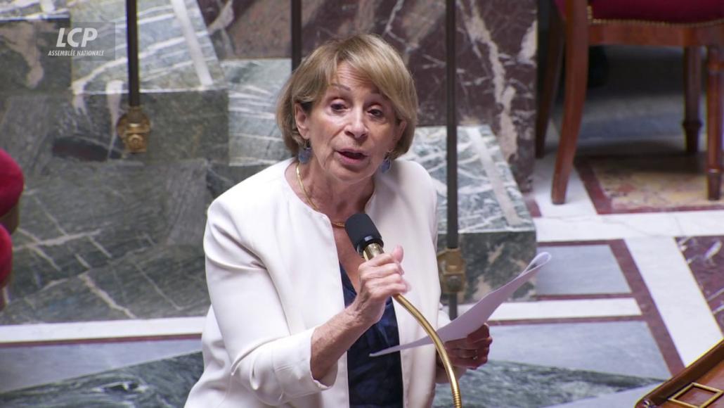 La députée UDR Brigitte Barèges, le 26 juin.
