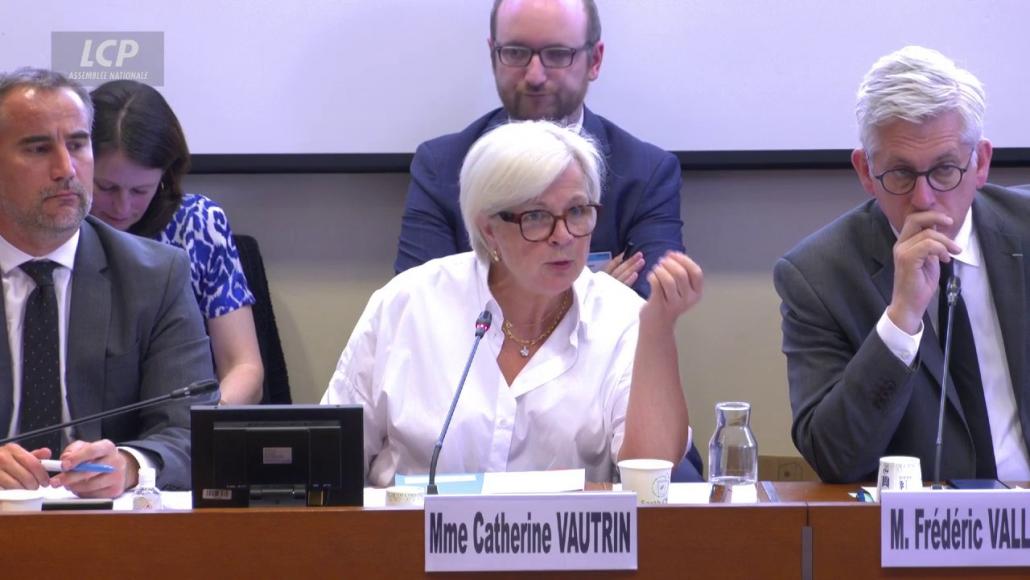 Catherine Vautrin en commission des Affaires sociales, le 25 juin 2025