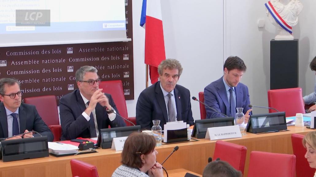 Eric Michoux (UDR) en commission des Lois, le 16 juin 2025