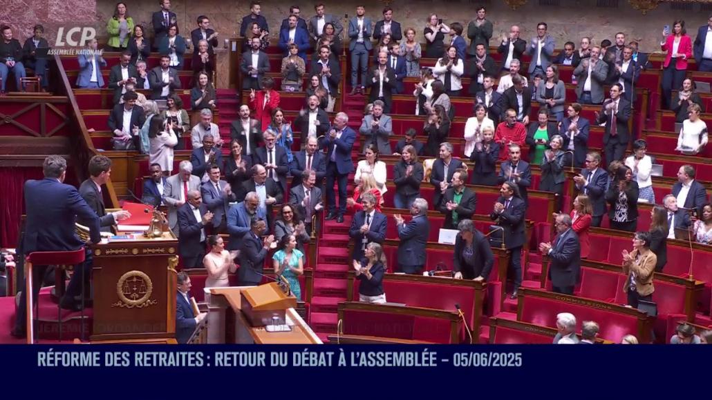 Hémicycle de l'Assemblée nationale, le 5 juin 2025