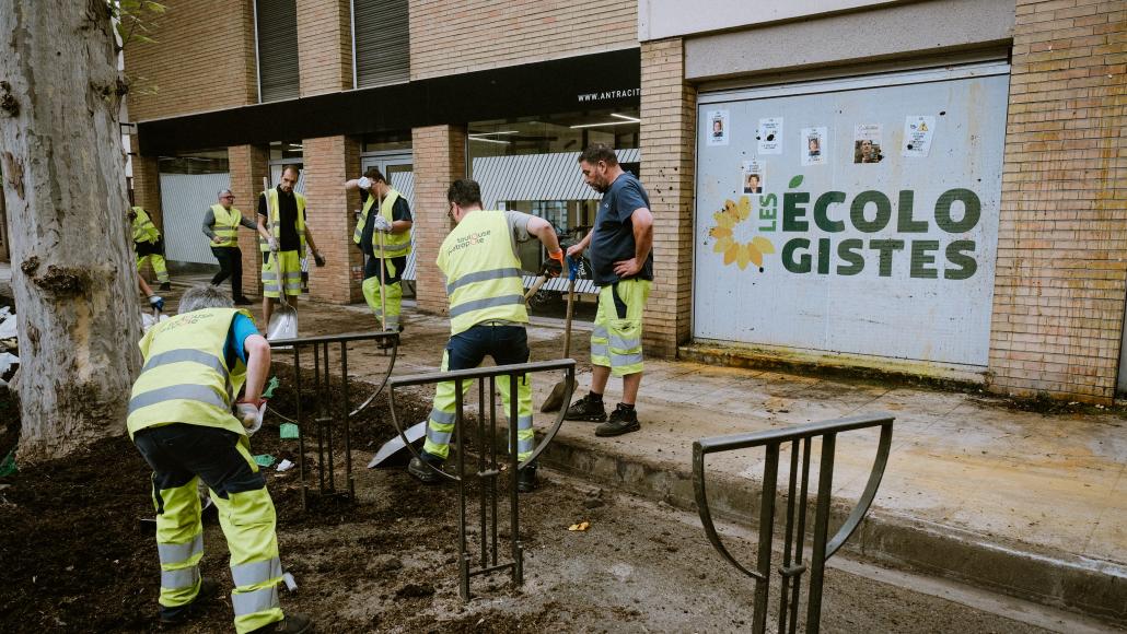 A Toulouse, devant le local des Ecologistes le 23 juillet 2025.