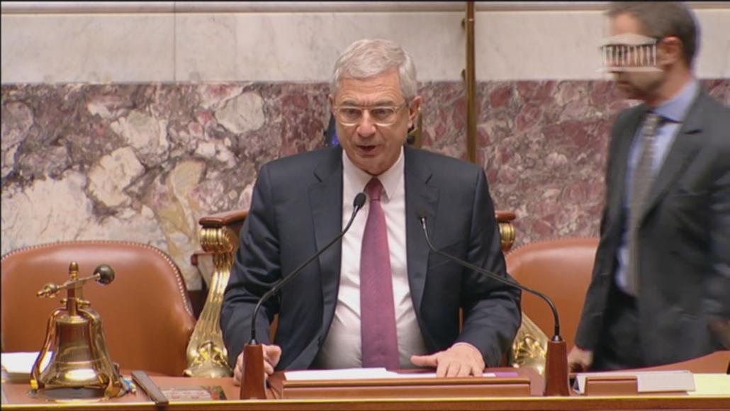 Le président de l'Assemblée, Claude Bartolone, le 2 décembre 2014.