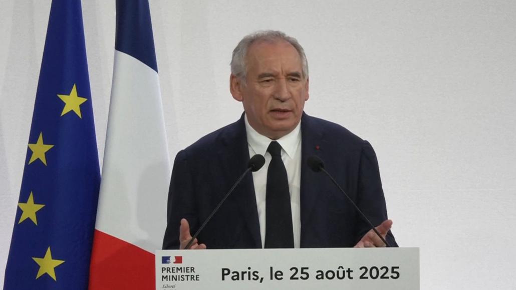 François Bayrou, le 25 août.